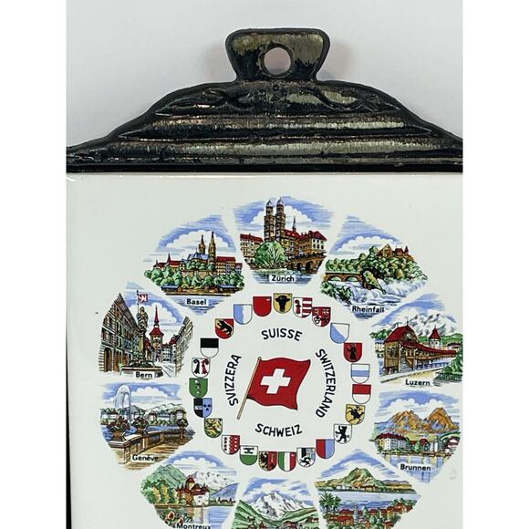 Vintage Villeroy And Boch Teapot Trivet Suisse Schweiz Svizera Switzerland - Picture 8 of 13